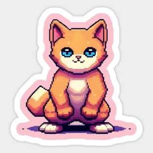 PixelCat Sticker